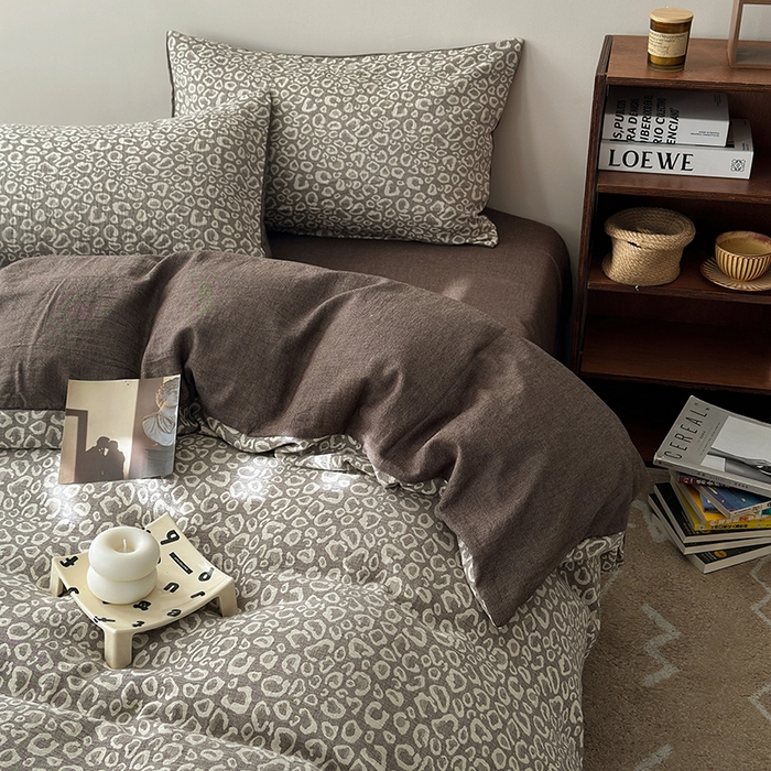 91家纺网 家纺一手货源 找家纺 （总）水洗的故事（原有乐家） 2025新款秋冬60s全棉贡缎色织大提花四件套