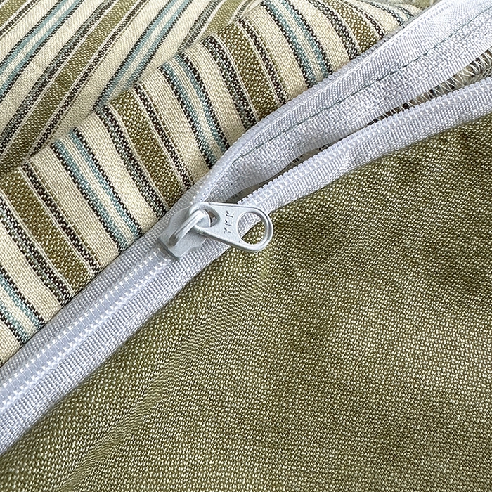 91家纺网 家纺一手货源 找家纺 水洗的故事（原有乐家） 2025新款秋冬全棉贡缎色织提花条纹款四件套 织麦