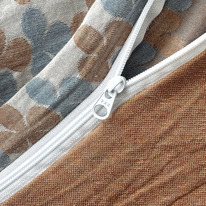 91家纺网 家纺一手货源 找家纺 水洗的故事（原有乐家） 2025新款秋冬60s全棉贡缎色织大提花四件套 四月里-云水蓝