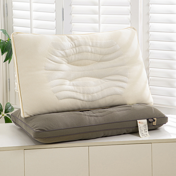 （总）仁宇枕业 2025新款罗纹针织棉金罗决明子枕头枕芯