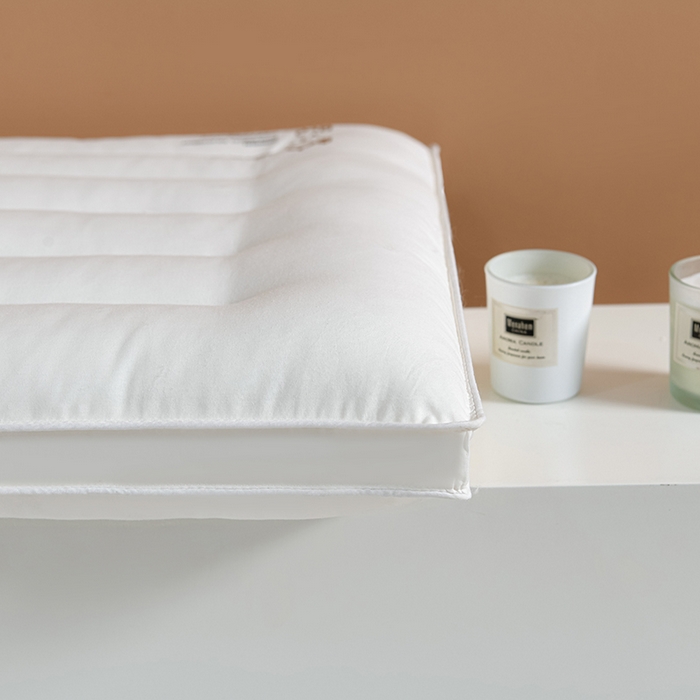 91家纺网 家纺一手货源 找家纺 （总）仁宇枕业 2025新款新品 A类全棉无荧光棕棉低枕头枕芯