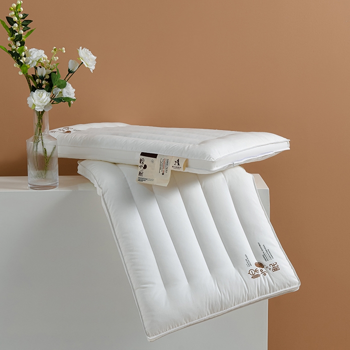 91家纺网 家纺一手货源 找家纺 （总）仁宇枕业 2025新款新品 A类全棉无荧光棕棉低枕头枕芯