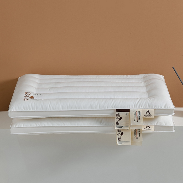 91家纺网 家纺一手货源 找家纺 （总）仁宇枕业 2025新款新品 A类全棉无荧光棕棉低枕头枕芯