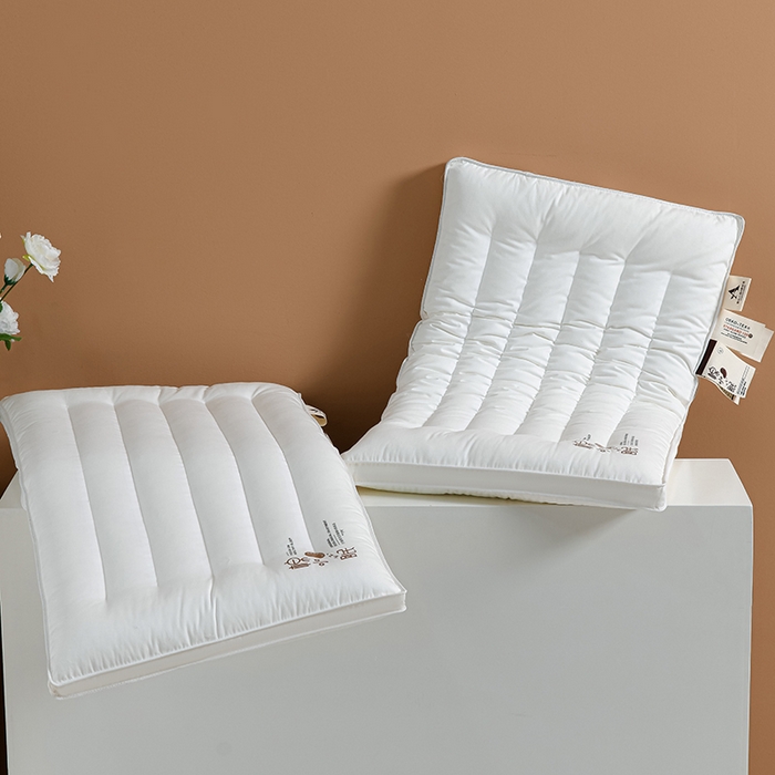 91家纺网 家纺一手货源 找家纺 （总）仁宇枕业 2025新款新品 A类全棉无荧光棕棉低枕头枕芯