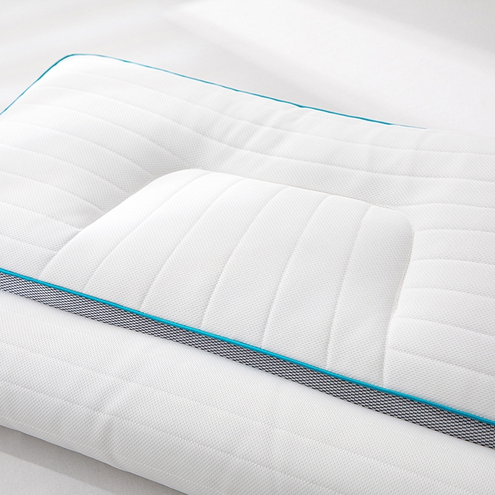 91家纺网 家纺一手货源 找家纺 （总）仁宇枕业 2025新款新品 荞麦乳胶牵引两用护颈椎枕头枕芯