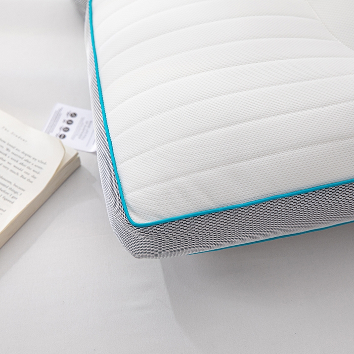 91家纺网 家纺一手货源 找家纺 （总）仁宇枕业 2025新款新品 荞麦乳胶牵引两用护颈椎枕头枕芯