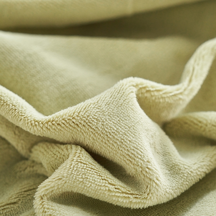 91家纺网 家纺一手货源 找家纺 千朵森 2025新款纯色牛奶绒枕套-芙妮系列单品枕套单件枕套 芙妮-莺茶绿