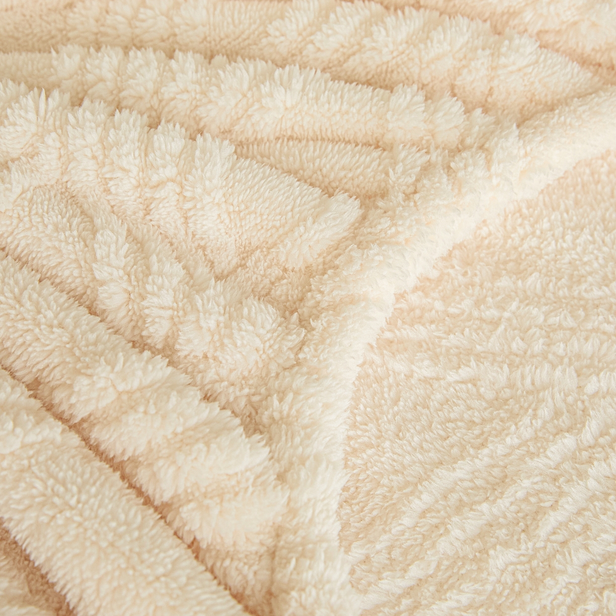 91家纺网 家纺一手货源 找家纺 欧邦 2025新款跨境提花塔芙绒单床笠 床笠单件-素简系列 素简-米白