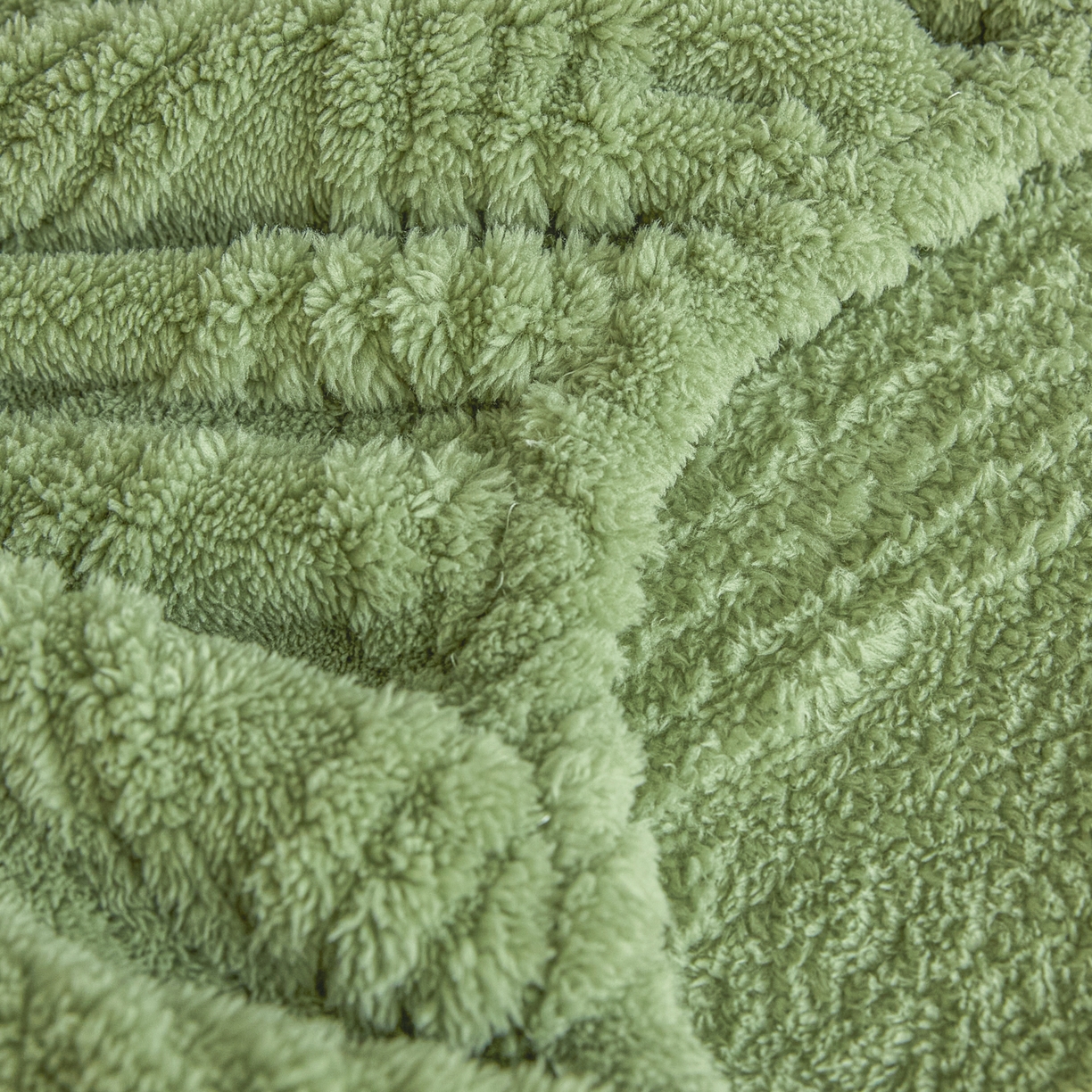 91家纺网 家纺一手货源 找家纺 欧邦 2025新款跨境提花塔芙绒单床笠 床笠单件-素简系列 素简-雅绿