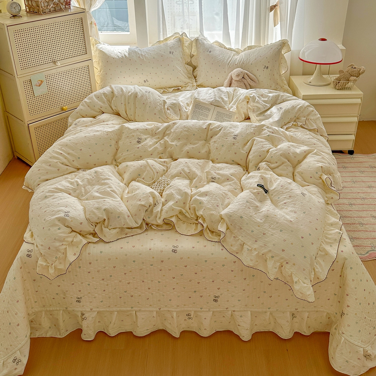 91家纺网 家纺一手货源 找家纺 （总）欧尚 2025新款云柔棉床盖四件套