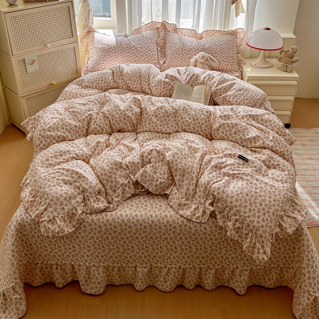 91家纺网 家纺一手货源 找家纺 （总）欧尚 2025新款云柔棉床盖四件套