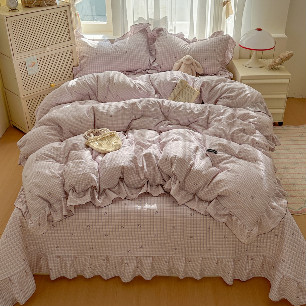 91家纺网 家纺一手货源 找家纺 （总）欧尚 2025新款云柔棉床盖四件套