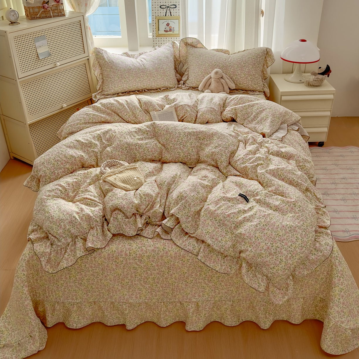 91家纺网 家纺一手货源 找家纺 （总）欧尚 2025新款云柔棉床盖四件套