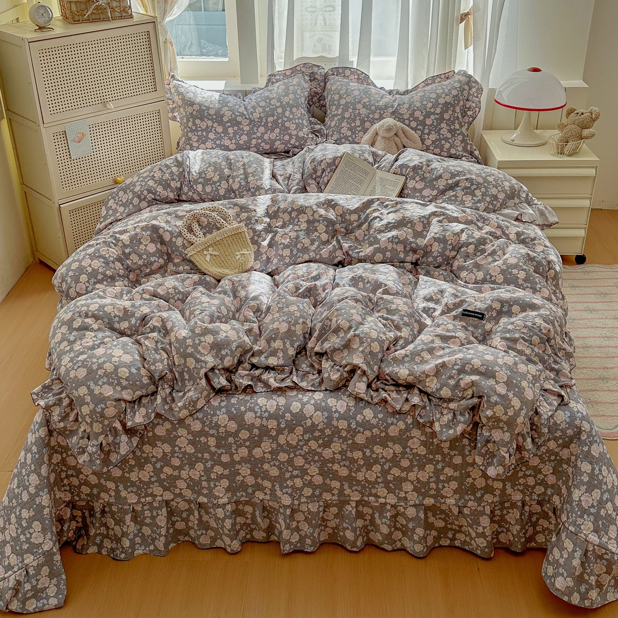 91家纺网 家纺一手货源 找家纺 （总）欧尚 2025新款云柔棉床盖四件套