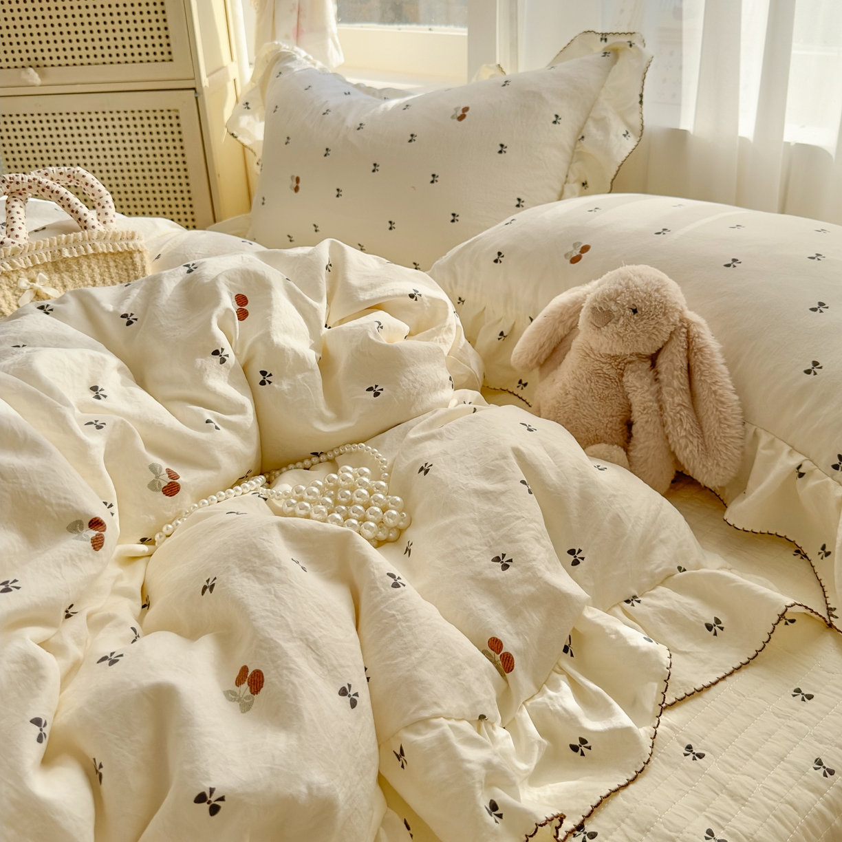 91家纺网 家纺一手货源 找家纺 （总）欧尚 2025新款云柔棉床盖四件套