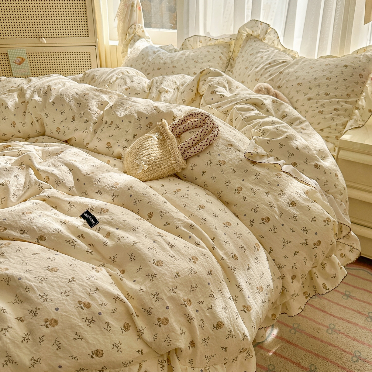 欧尚 2025新款云柔棉床盖四件套 拾光