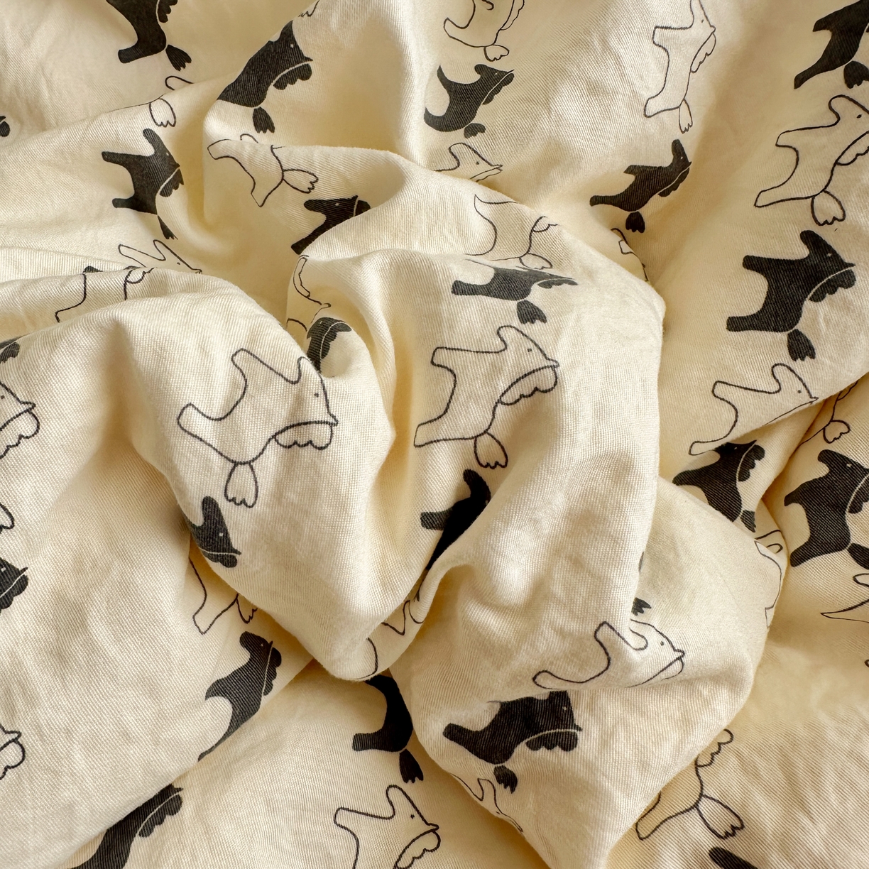 91家纺网 家纺一手货源 找家纺 欧尚 2025新款云柔棉床盖四件套 木马