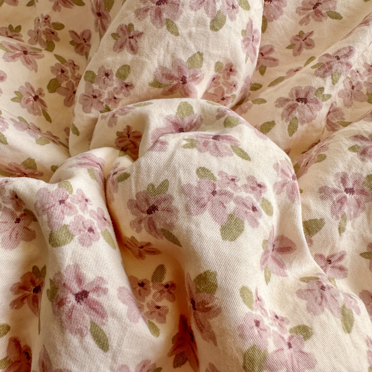 91家纺网 家纺一手货源 找家纺 欧尚 2025新款云柔棉床盖四件套 桃夭夭