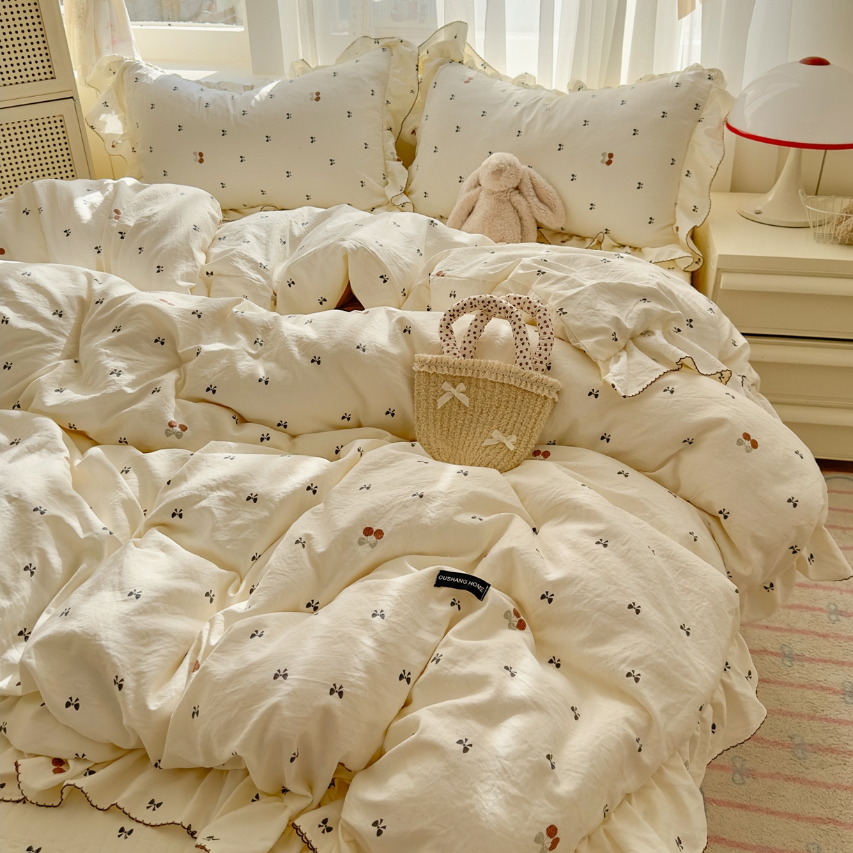 欧尚 2025新款云柔棉床盖四件套 梦屿