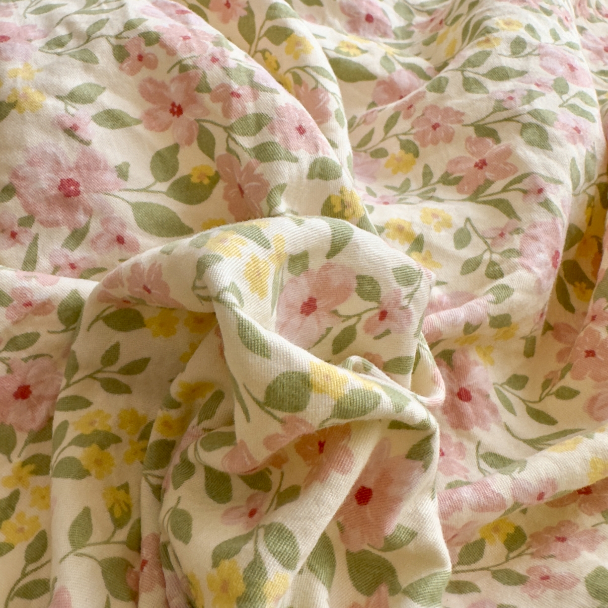 91家纺网 家纺一手货源 找家纺 欧尚 2025新款云柔棉床盖四件套 花落