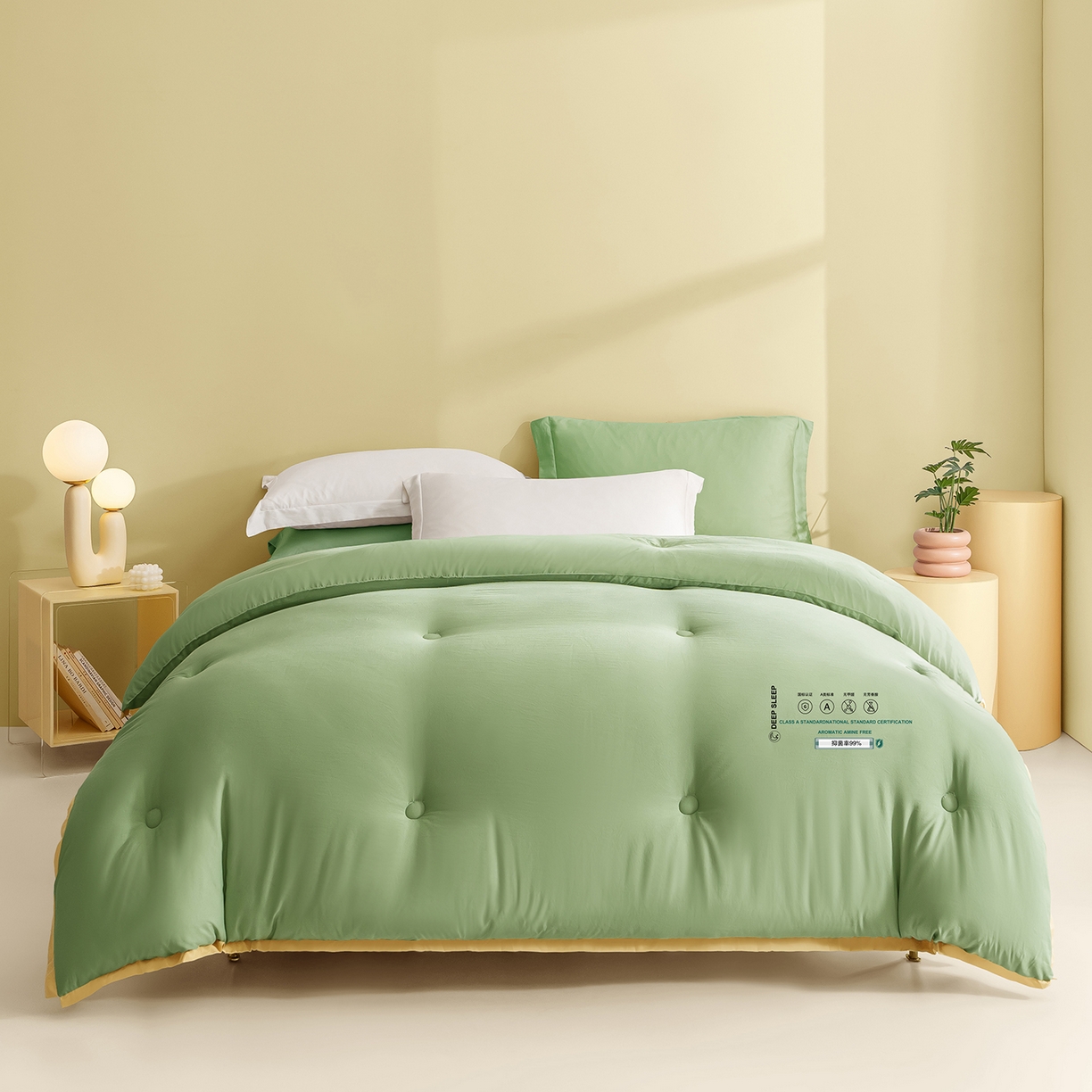 91家纺网 家纺一手货源 找家纺 （总）品乐家纺 2025新款飞边大豆被烫画冬被被子被芯冬被