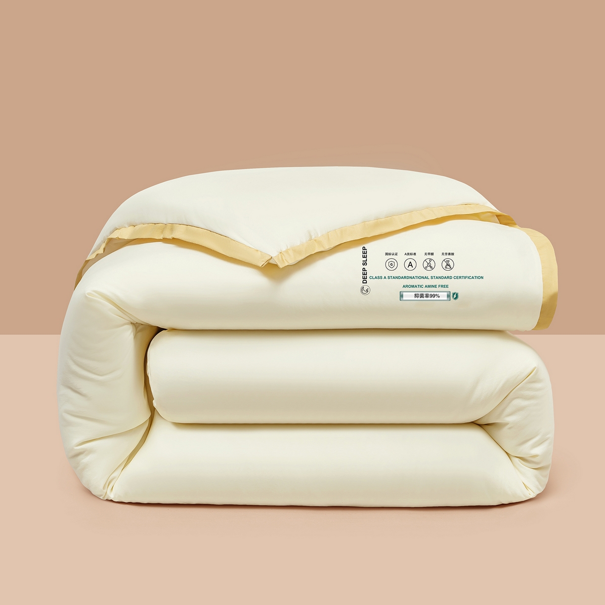 91家纺网 家纺一手货源 找家纺 品乐家纺 2025新款飞边大豆被烫画冬被被子被芯冬被 珍珠白