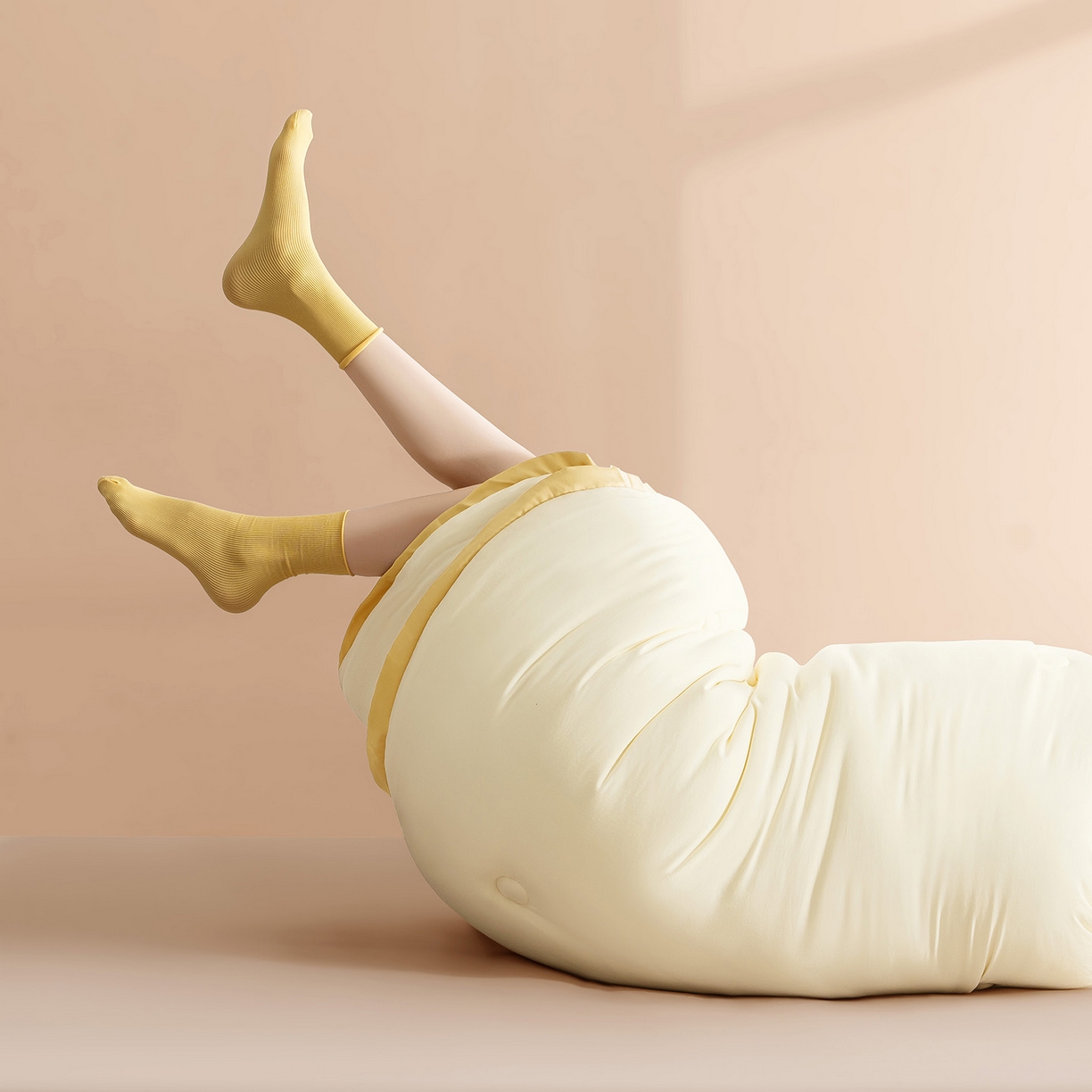 91家纺网 家纺一手货源 找家纺 品乐家纺 2025新款飞边大豆被烫画冬被被子被芯冬被 珍珠白