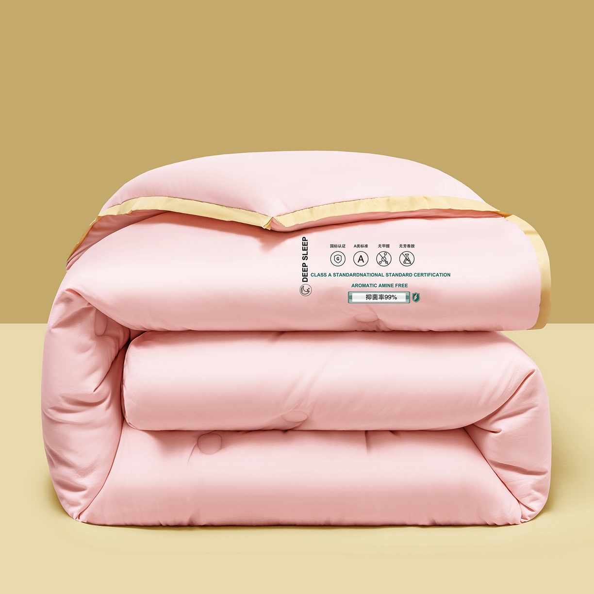 91家纺网 家纺一手货源 找家纺 品乐家纺 2025新款飞边大豆被烫画冬被被子被芯冬被 珍珠粉