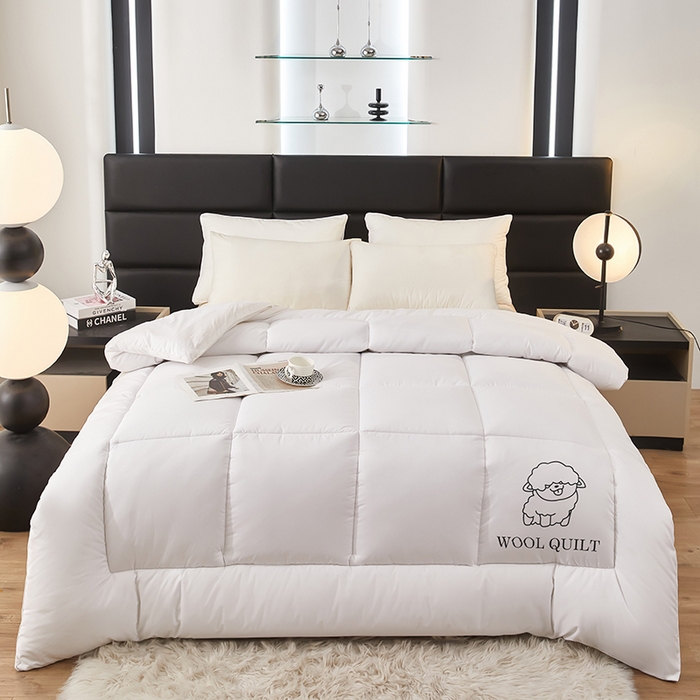 91家纺网 家纺一手货源 找家纺 （总）品乐家纺 2025新款百分百澳洲羊毛被被子被芯冬被