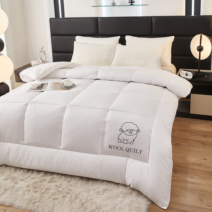 91家纺网 家纺一手货源 找家纺 （总）品乐家纺 2025新款百分百澳洲羊毛被被子被芯冬被