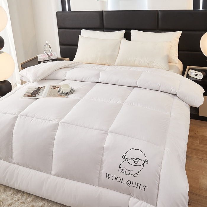 91家纺网 家纺一手货源 找家纺 （总）品乐家纺 2025新款百分百澳洲羊毛被被子被芯冬被