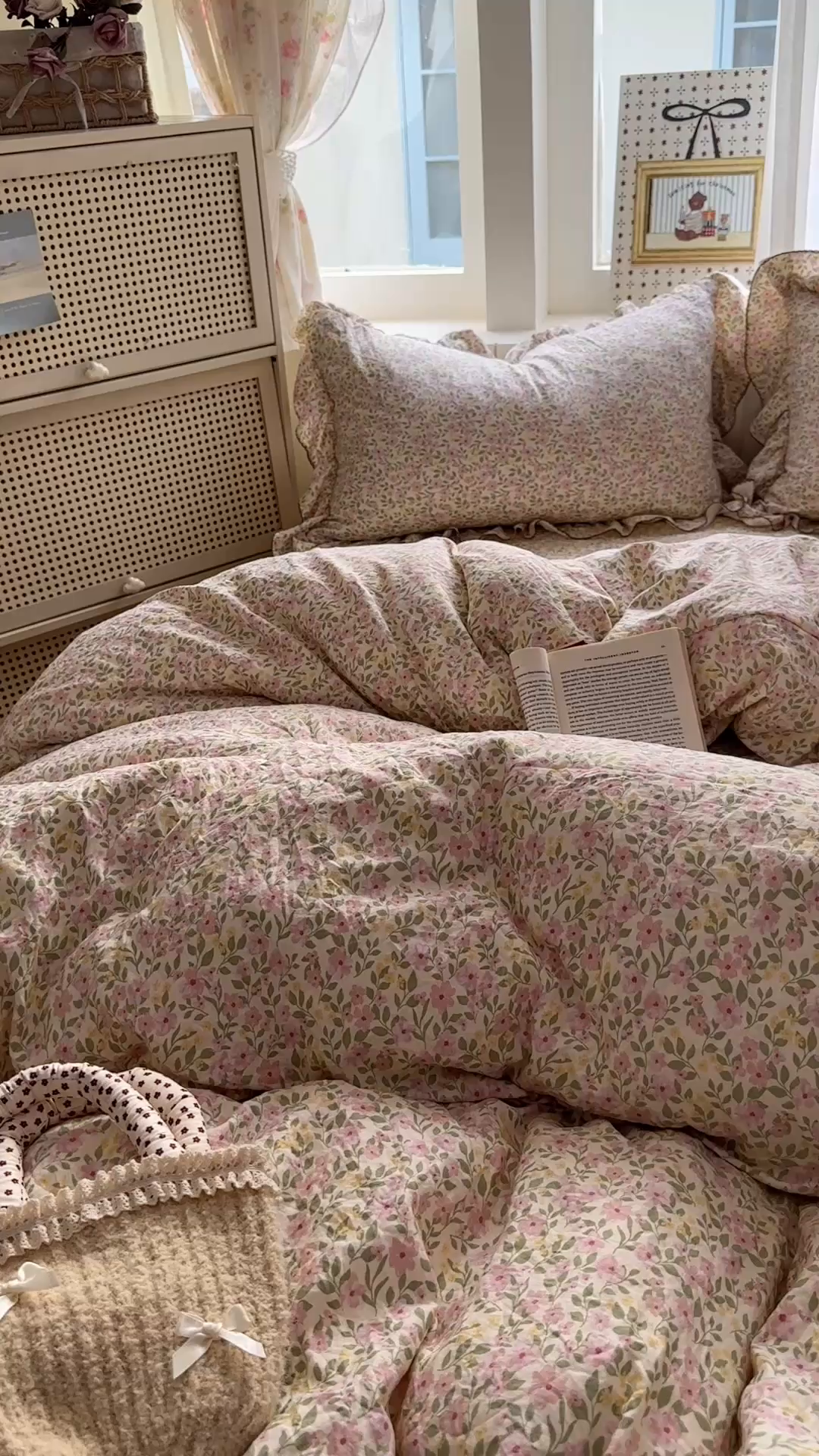91家纺网 家纺一手货源 找家纺 欧尚 2025新款云柔棉床盖四件套 花落