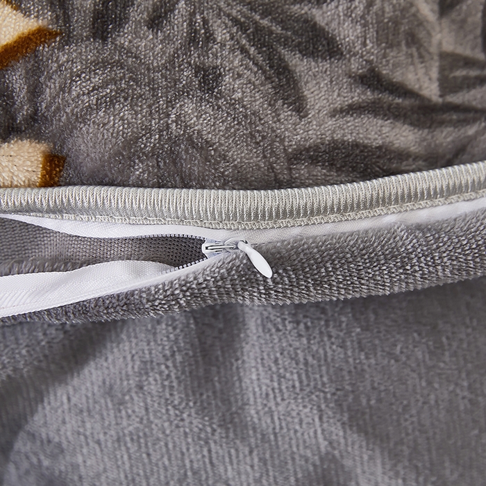 91家纺网 家纺一手货源 找家纺 凤杰 2025新款高克重7斤加厚印花牛奶绒金貂法莱绒四件套 金枝玉叶