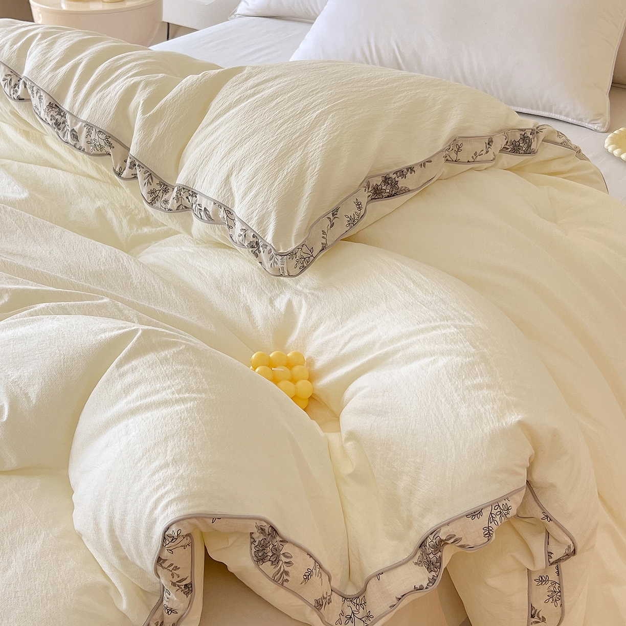 91家纺网 家纺一手货源 找家纺 （总）品乐家纺 2025新款立体花双边大豆被被子被芯