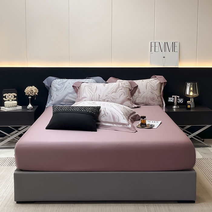 91家纺网 家纺一手货源 找家纺 （总）2025新款直播爆款A类100支长绒棉夹棉床盖床笠四件套全棉纯棉床单加厚高端重工刺绣四季款床上用品