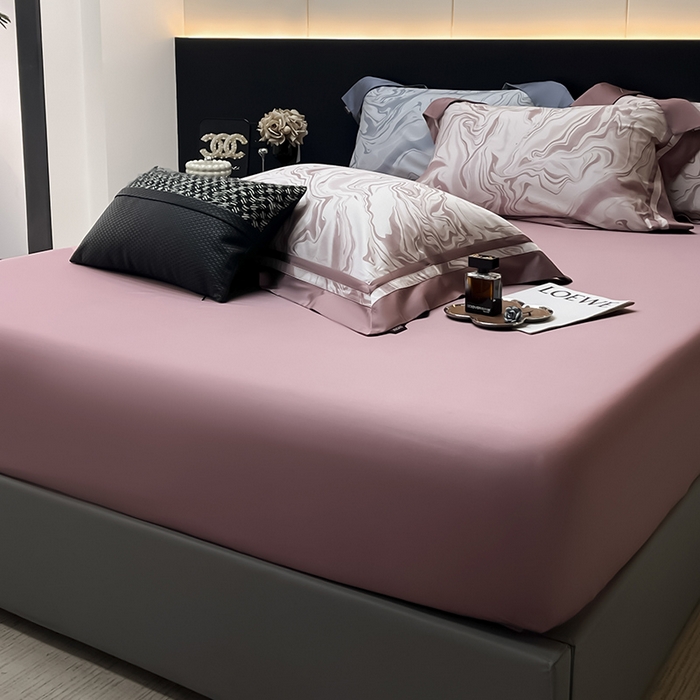 91家纺网 家纺一手货源 找家纺 2025新款直播爆款A类100支长绒棉夹棉床盖床笠四件套全棉纯棉床单加厚高端重工刺绣四季款床上用品 时漫-温妮粉