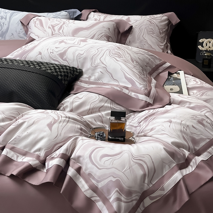 91家纺网 家纺一手货源 找家纺 （总）2025新款直播爆款A类100支长绒棉夹棉床盖床笠四件套全棉纯棉床单加厚高端重工刺绣四季款床上用品