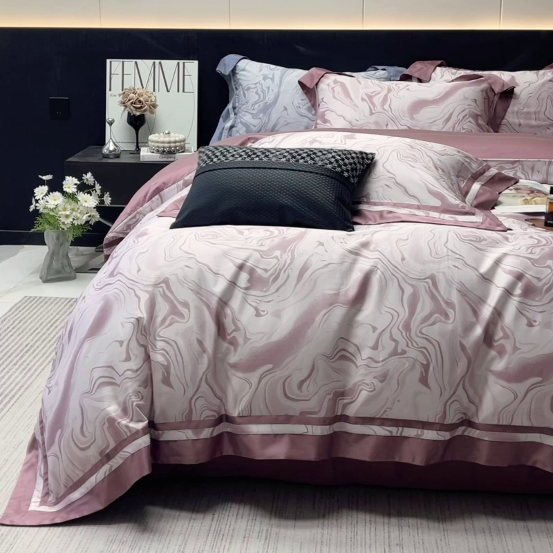 91家纺网 家纺一手货源 找家纺 （总）2025新款直播爆款A类100支长绒棉夹棉床盖床笠四件套全棉纯棉床单加厚高端重工刺绣四季款床上用品