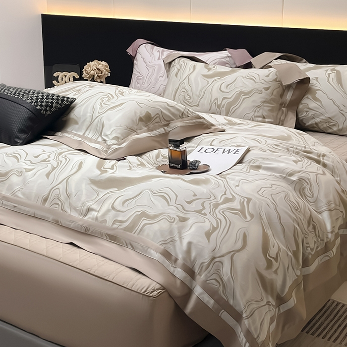 （总）2025新款高端轻奢A类母婴级长绒棉全工艺刺绣四件套纯棉全棉高端秋冬爆款床上用品