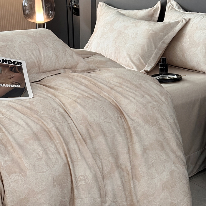 91家纺网 家纺一手货源 找家纺 遇安家纺 2025新款加厚全棉生态磨毛印花四件套 香岛巴黎