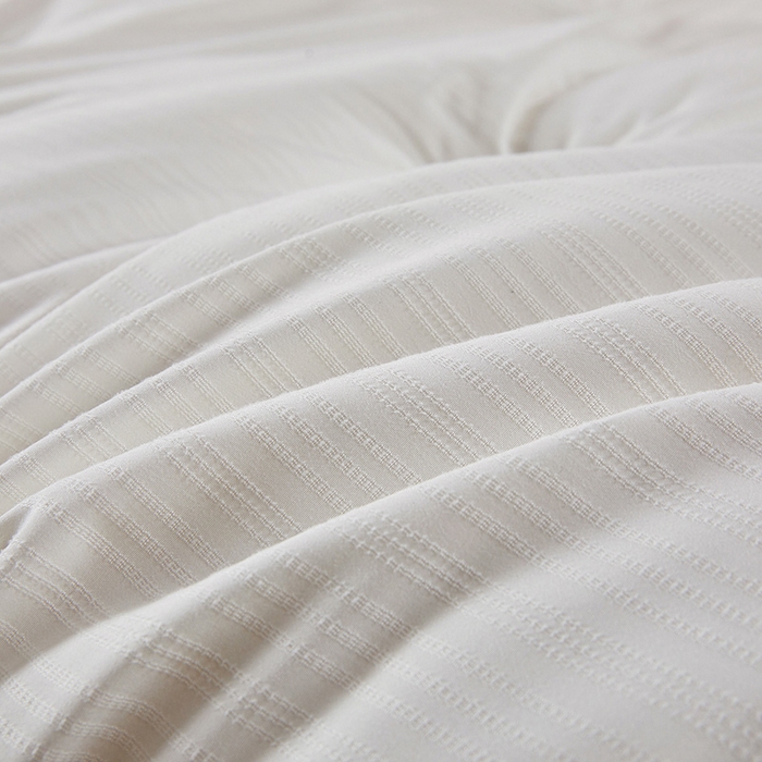 91家纺网 家纺一手货源 找家纺 罗布斯 2025新款A类立体提花大豆被被子被芯二合一子母被学生宿舍夏被空调被夏凉被春秋被直播冬被【含买家秀】 优雅白