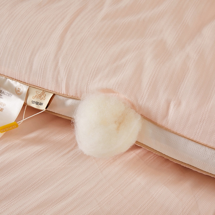 91家纺网 家纺一手货源 找家纺 罗布斯 2025新款A类立体提花大豆被被子被芯二合一子母被学生宿舍夏被空调被夏凉被春秋被直播冬被【含买家秀】 胭脂玉