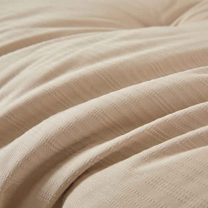 91家纺网 家纺一手货源 找家纺 罗布斯 2025新款A类立体提花大豆被被子被芯二合一子母被学生宿舍夏被空调被夏凉被春秋被直播冬被【含买家秀】 香槟咖