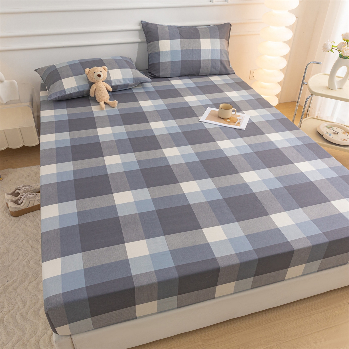 91家纺网 家纺一手货源 找家纺 （总）恒爱家纺 2025新款亲肤舒适全棉纯棉A类单床笠单品床笠单件床笠