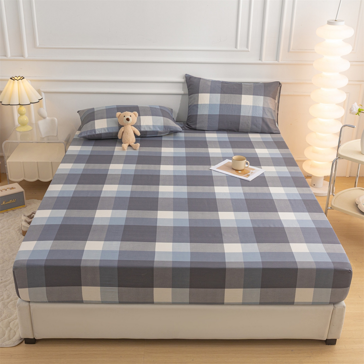 91家纺网 家纺一手货源 找家纺 （总）恒爱家纺 2025新款亲肤舒适全棉纯棉A类单床笠单品床笠单件床笠