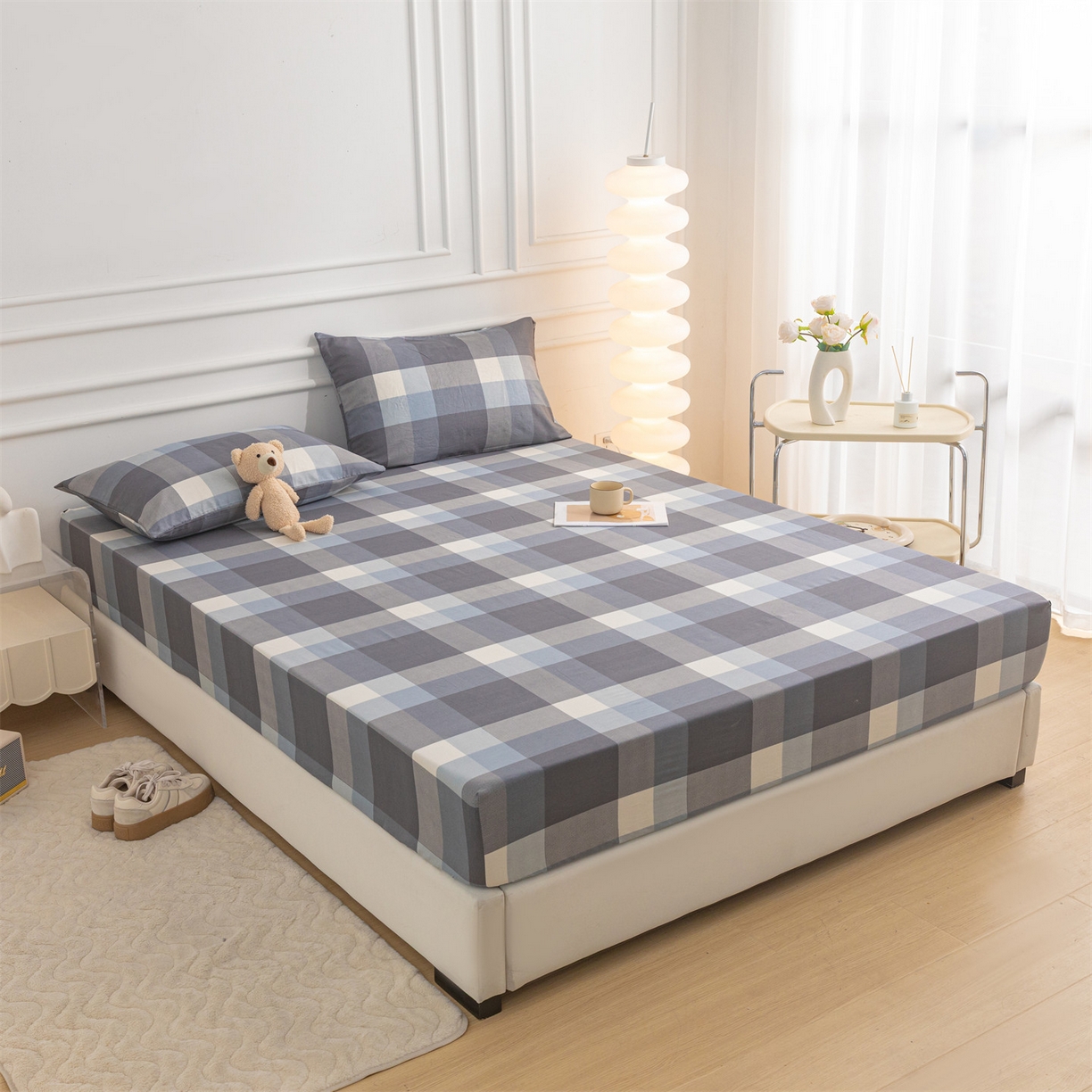 91家纺网 家纺一手货源 找家纺 （总）恒爱家纺 2025新款亲肤舒适全棉纯棉A类单床笠单品床笠单件床笠