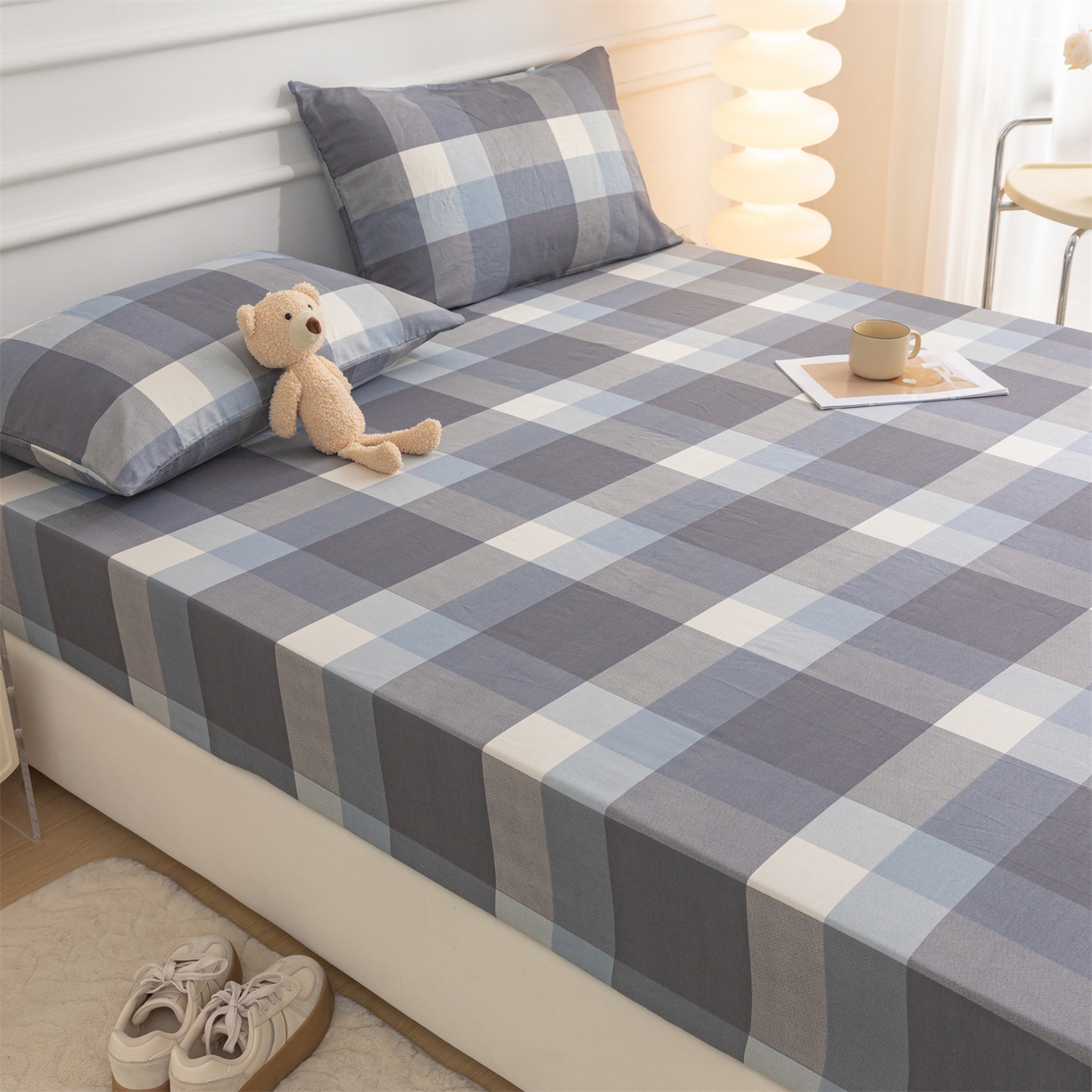 91家纺网 家纺一手货源 找家纺 （总）恒爱家纺 2025新款亲肤舒适全棉纯棉A类单床笠单品床笠单件床笠