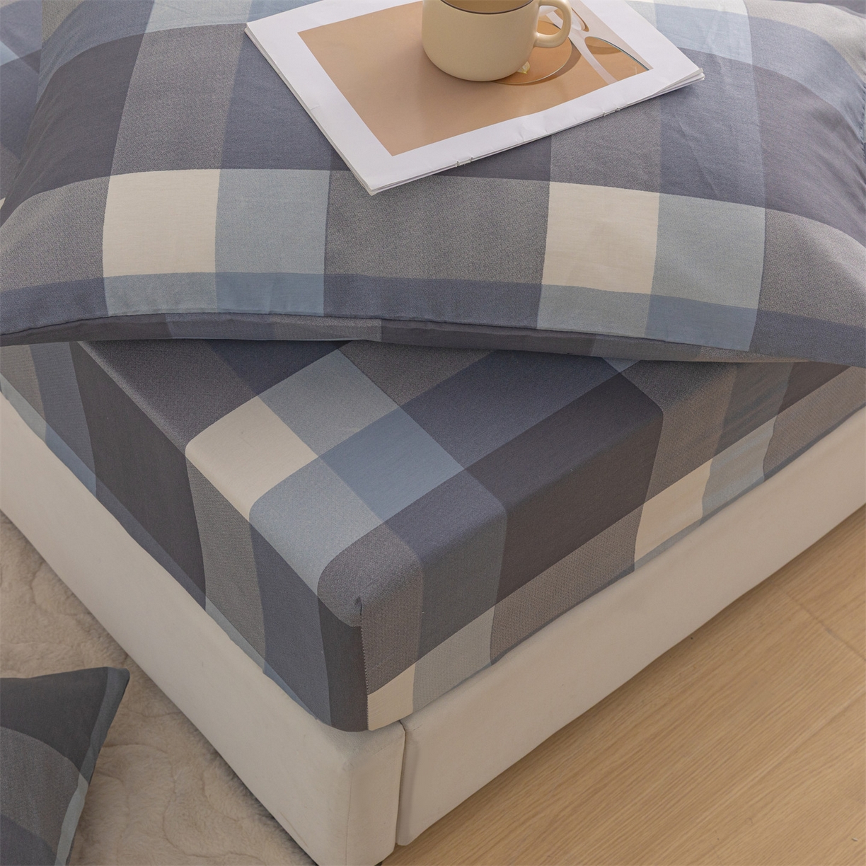 91家纺网 家纺一手货源 找家纺 （总）恒爱家纺 2025新款亲肤舒适全棉纯棉A类单床笠单品床笠单件床笠