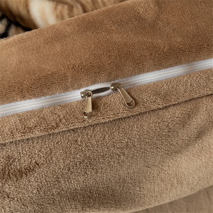 91家纺网 家纺一手货源 找家纺 启程家纺 2025新款A类加厚兔毛220克牛奶绒拼角四件套 蝴蝶飞飞