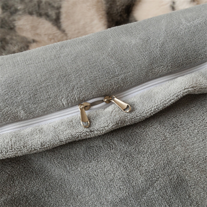 91家纺网 家纺一手货源 找家纺 启程家纺 2025新款A类加厚兔毛220克牛奶绒拼角四件套 花海